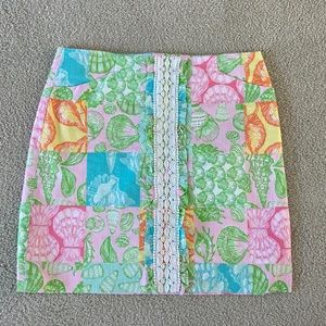 VINTAGE LILLY PULITZER SKIRT SIZE 6